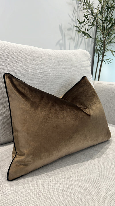 Royal luxe bronze cushion - Luscious Homewares