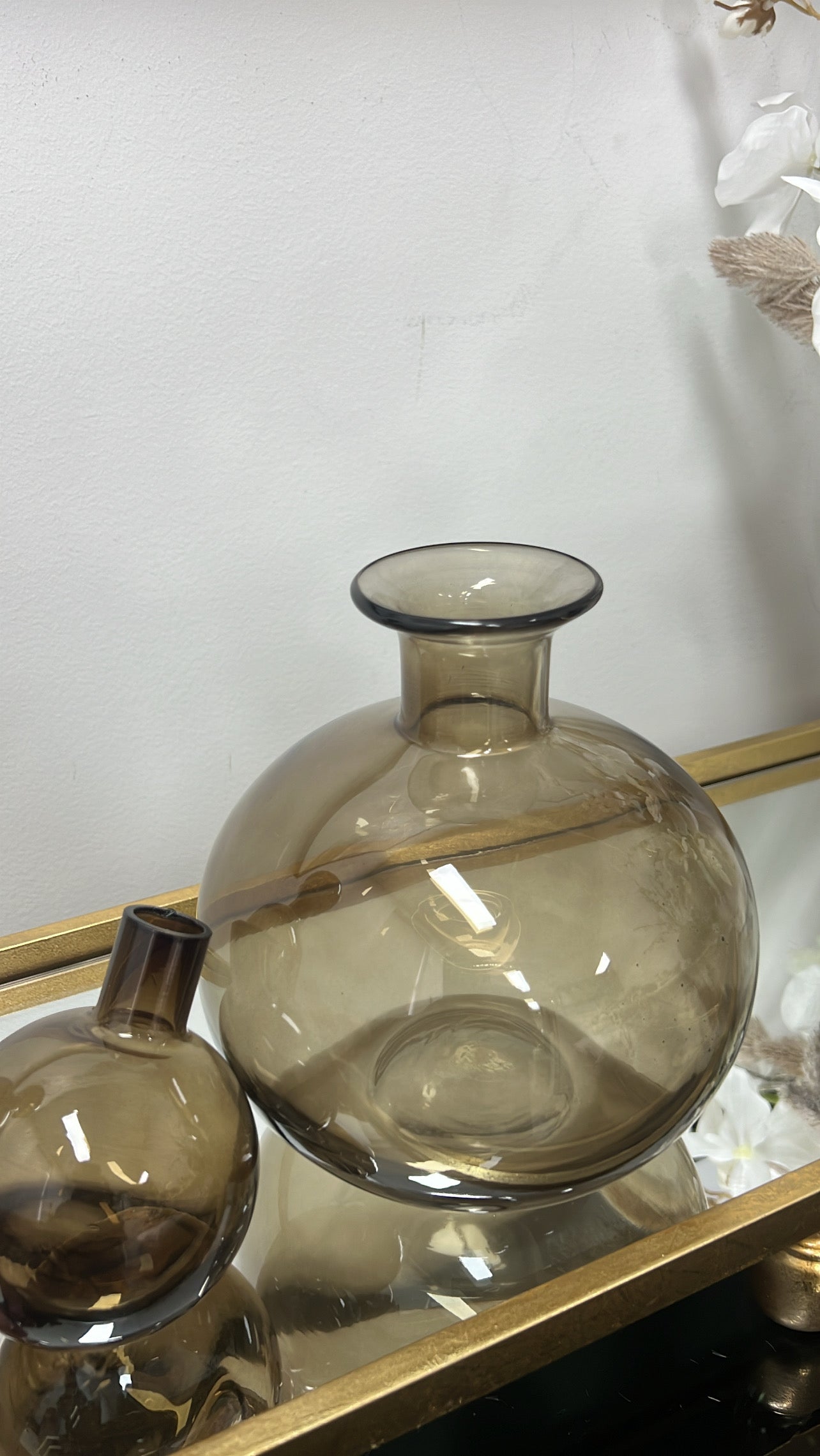 Hazel glass bottle jars - Luscious Homewares
