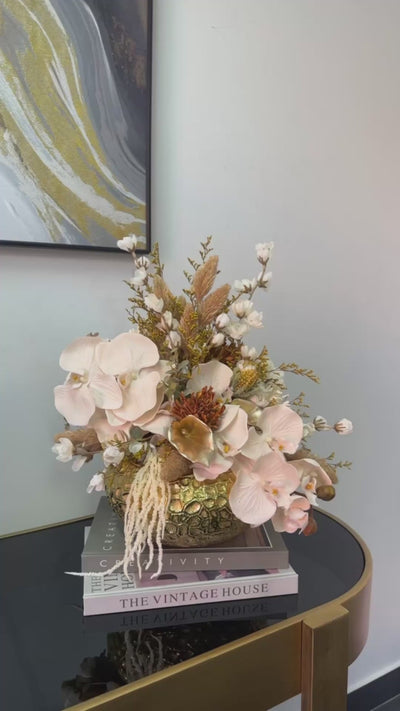 Sunkist floral arrangement