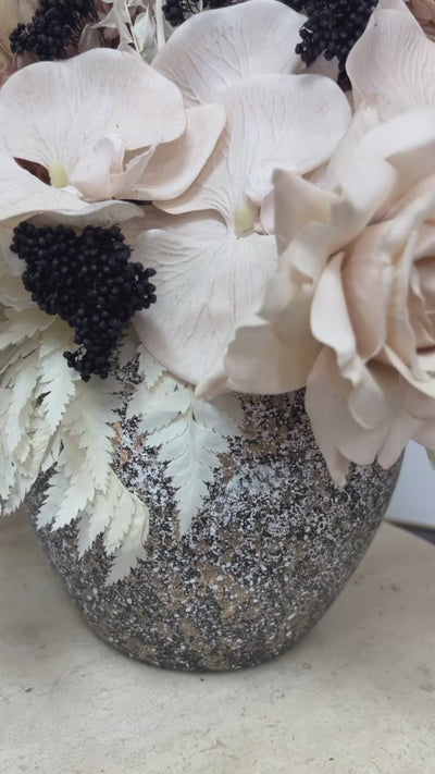 Blushing floral arrangement